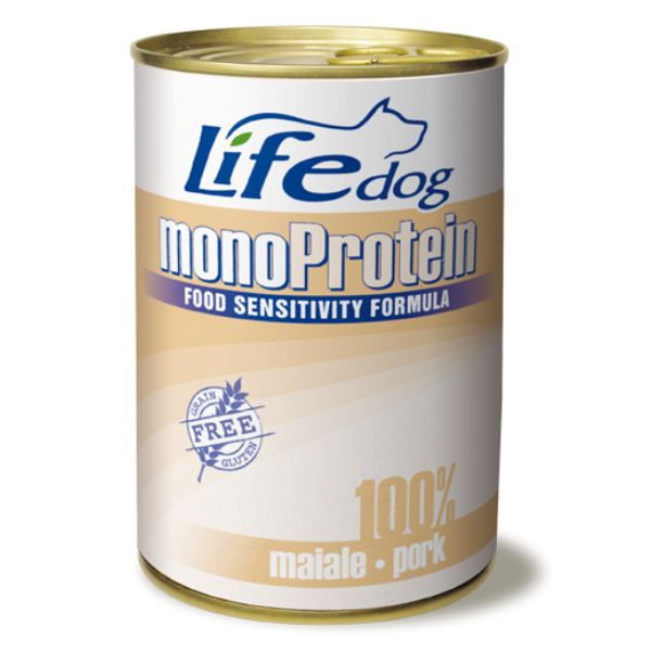 Life Dog Monoproteico 400 gr - Maiale
