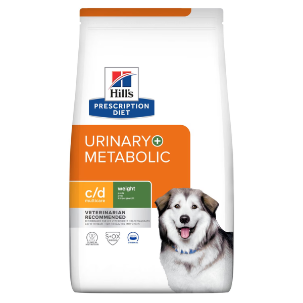 Hill's Prescription Diet c/d Multicare + Metabolic alimento per Cani - 12 kg - Dieta Veterinaria per Cani - 1° ORDINE? scegli lo sconto BZR5 / BZR20 + 200 punti fedeltà