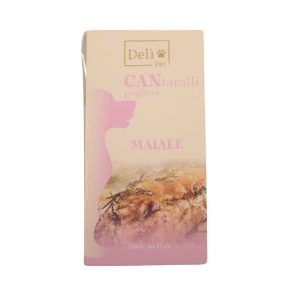 Delì Pet CANtaralli Pugliesi Snack per cani 150 gr - Maiale arrosto - 1° ORDINE? scegli lo sconto BZR5 / BZR20 + 200 punti fedeltà