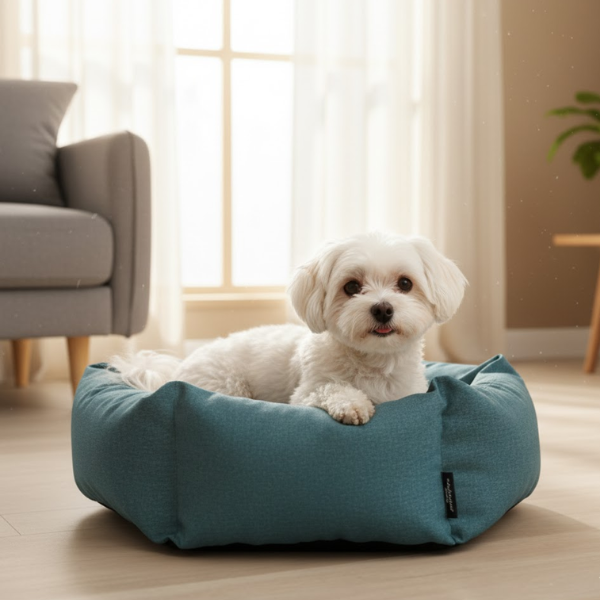 Nasonero Esagono Cuccia per cani e gatti con cuscino sfoderabile