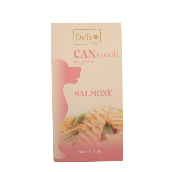 Delì Pet CANtaralli Pugliesi Snack per cani 150 gr - Salmone - 1° ORDINE? scegli lo sconto BZR5 / BZR20 + 200 punti fedeltà