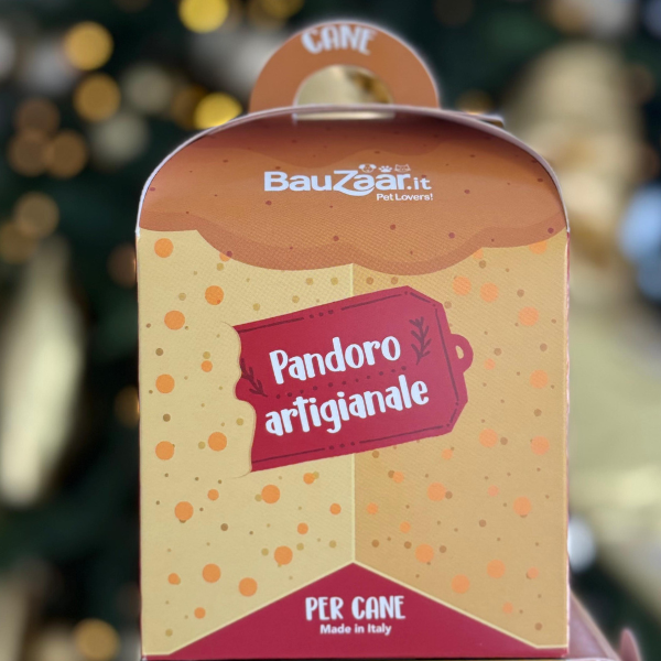 Pandoro artigianale per cani Bauzaar - Pandoro cane 80 gr - 1° ORDINE? scegli tra BZR5 / BZR20 + 200 pt fedeltà