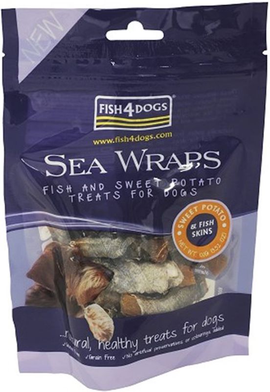 Fish4Dogs Sea Wraps (merluzzo e patate) - 100 gr