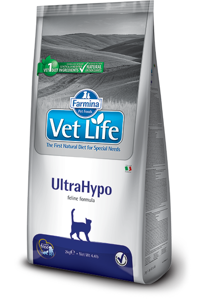 Image of Farmina Vet Life Feline Ultrahypo - 2 kg Croccantini per gatti