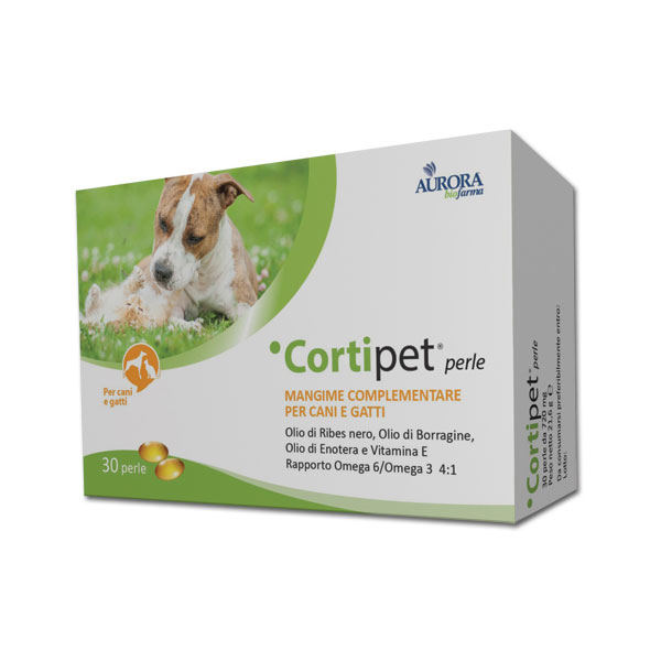 Image of Aurora Biofarma Cortipet Perle cane e gatto - 30 Perle