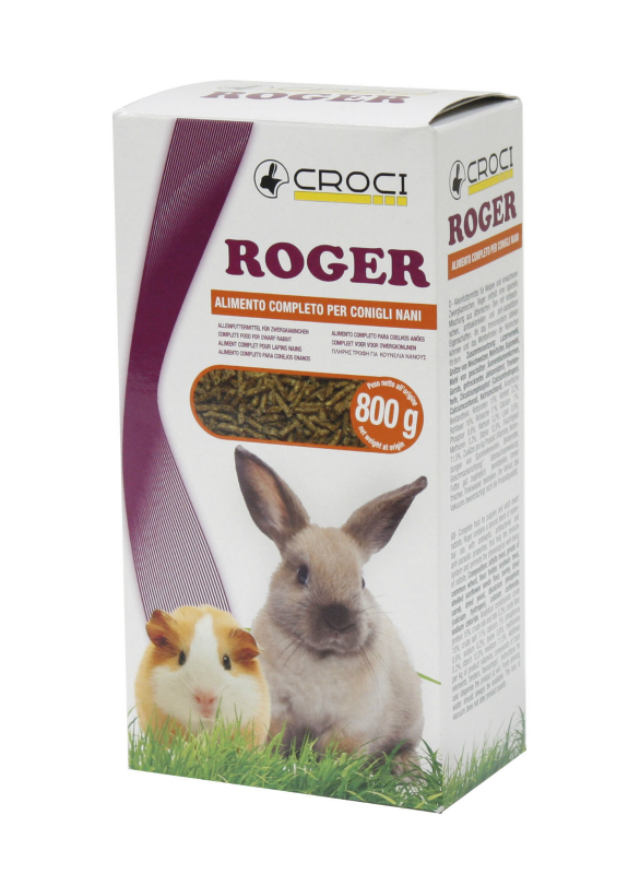 Image of Croci Rabbit Roger Essential alimento Conigli Nani - 800 gr