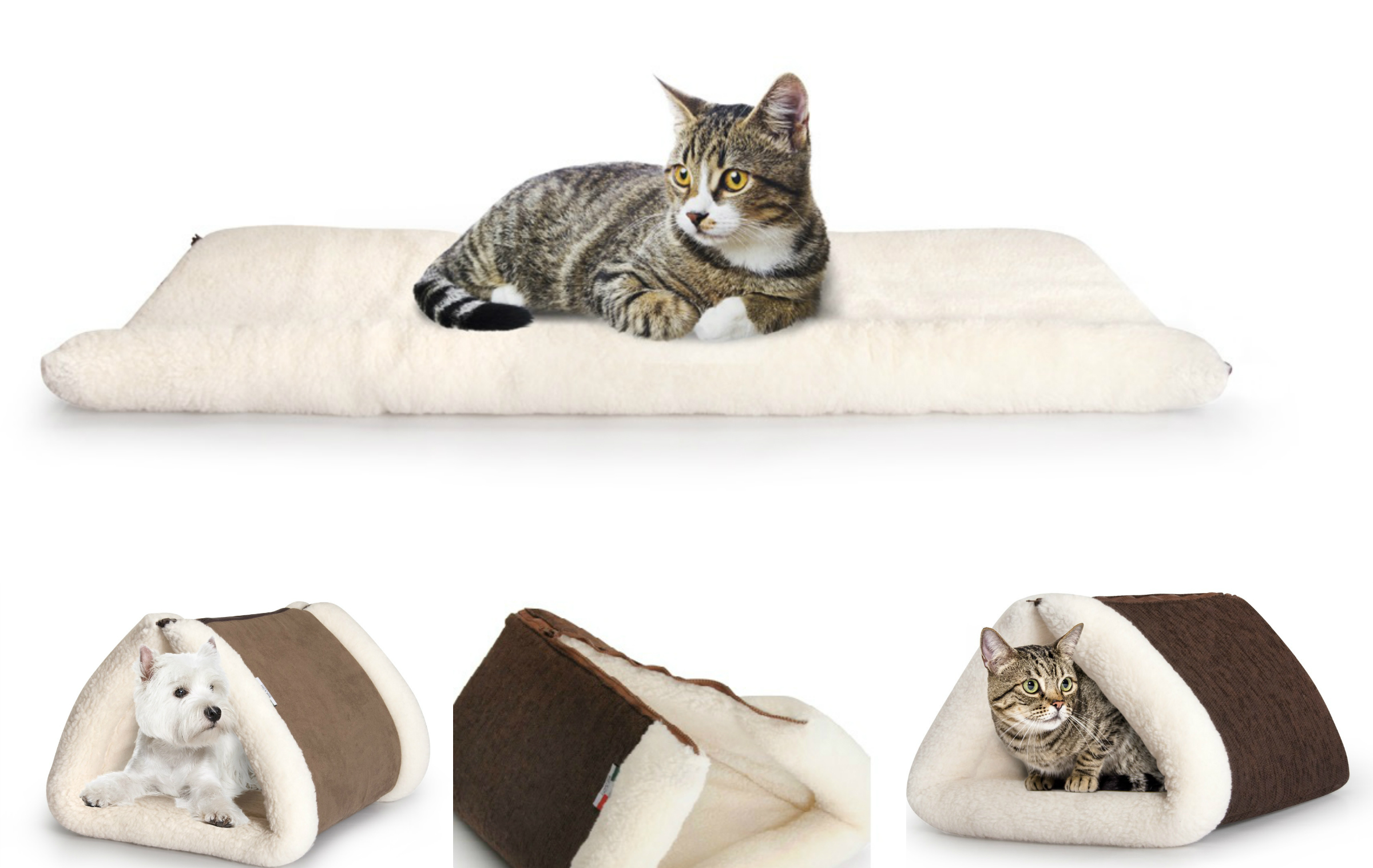 Tunnel Soft Bed Fabotex - 45x50x35 cm - Cucce per cani da interno - 1° ORDINE? scegli tra BZR5 / BZR20 + 200 pt fedeltà