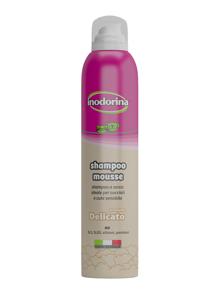 Inodorina Shampoo Mousse a Secco - 300 ml - Delicato