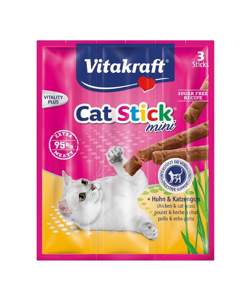 Immagine di Vitakraft Cat Stick Mini 18 gr - Pollo e erbe