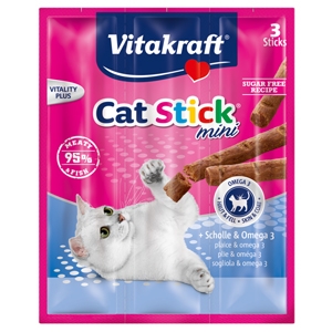Immagine di Vitakraft Cat Stick Mini 18 gr - Sogliola e omega