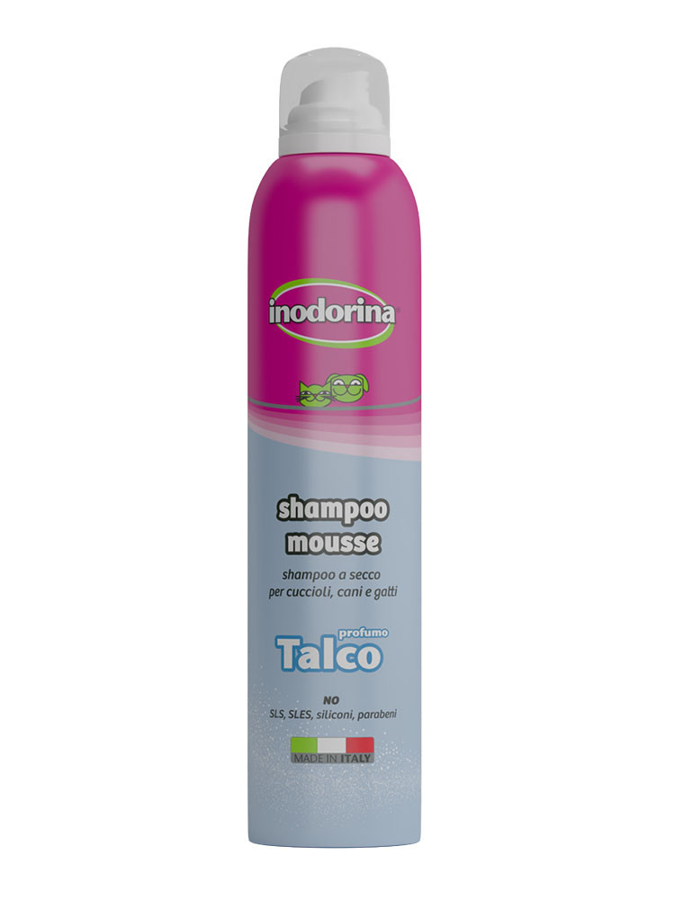 Inodorina Shampoo Mousse a Secco - 300 ml - Talco