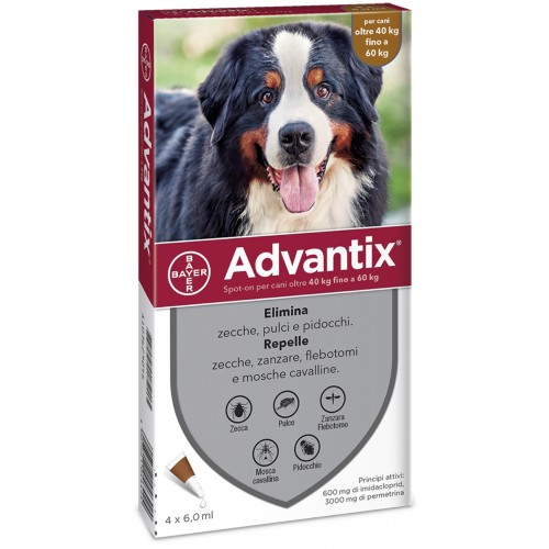Image of Advantix Spot-On per cani 40-60 kg : 4 pipette