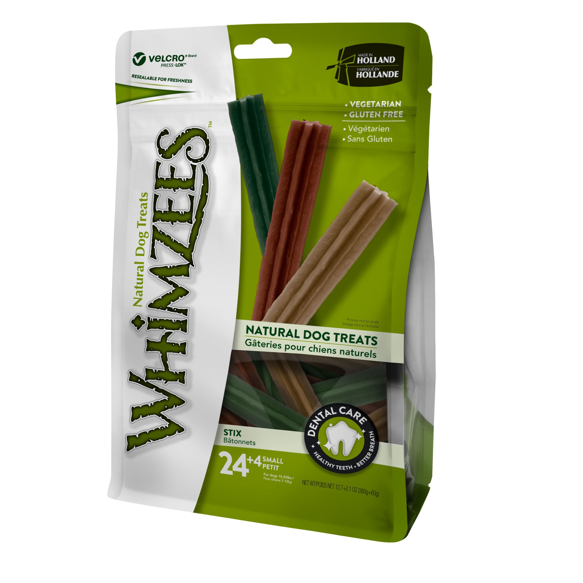 Image of Whimzees Snack dentale Naturale Stix - Small 24+4 pezzi