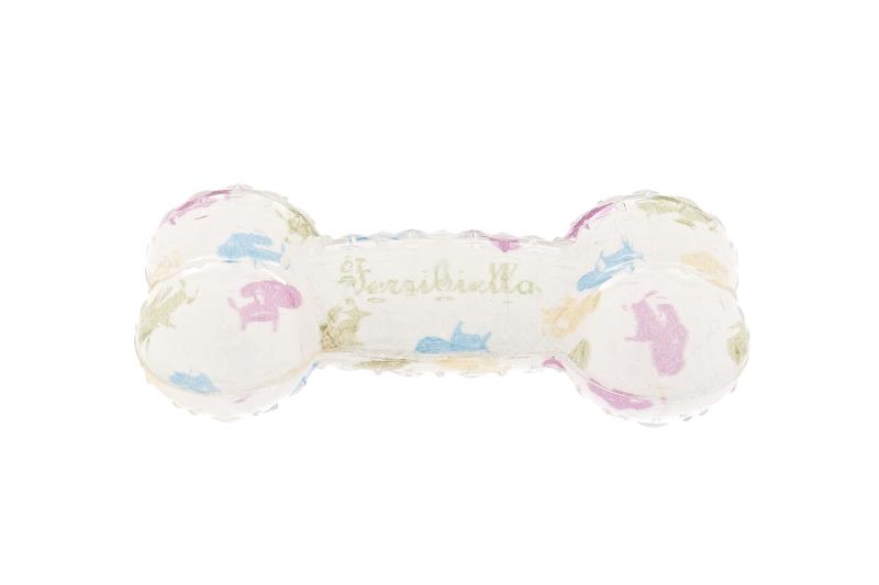 Image of Riportino TPR Squeaker Ferribiella - Osso 12x6x3 cm - Giochi per cani - 1° ORDINE? scegli lo sconto BZR5 / BZR20 + 200 punti fedeltà010
