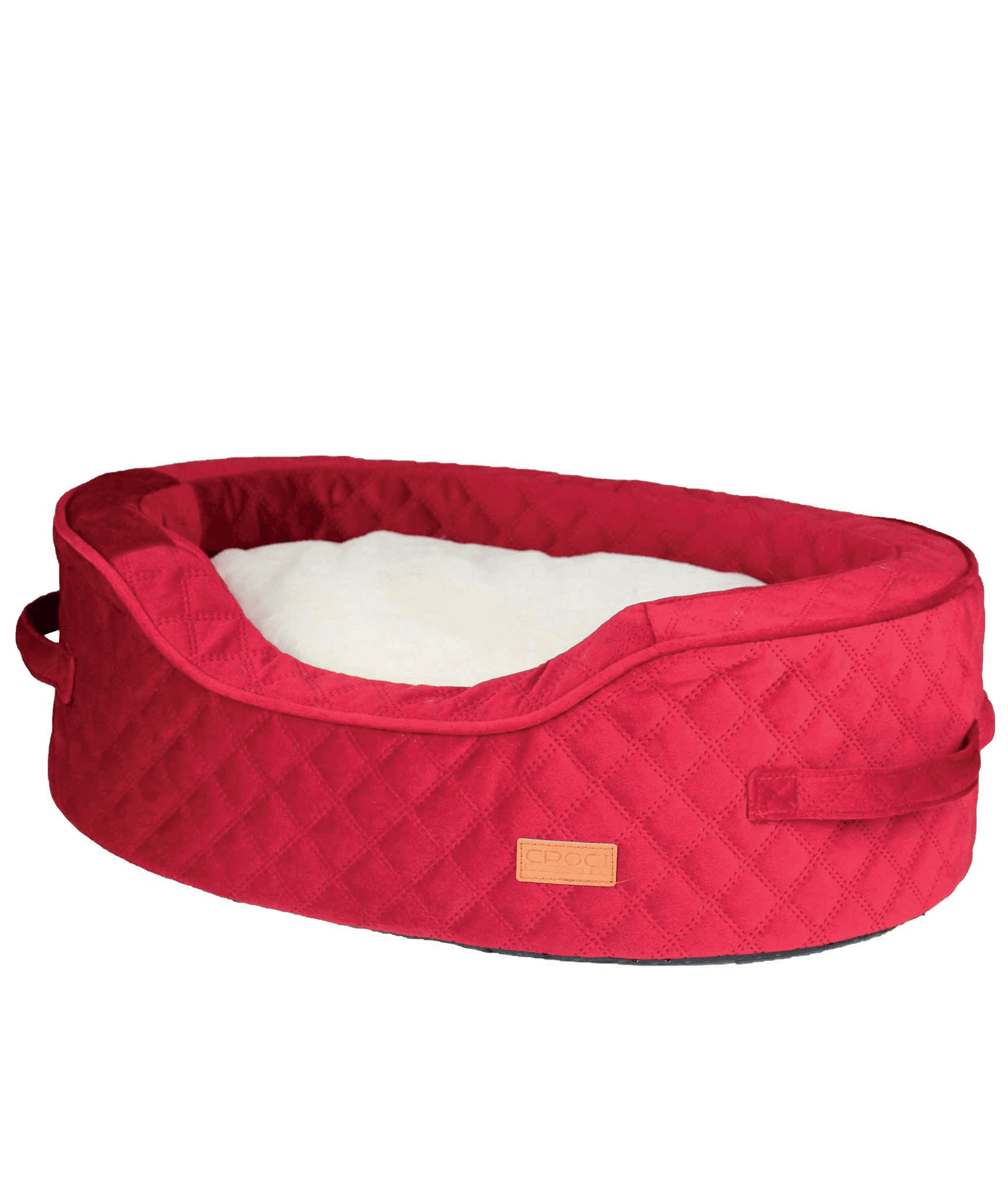 Cuccia Ovale Rossa Croci 58X43X20cm