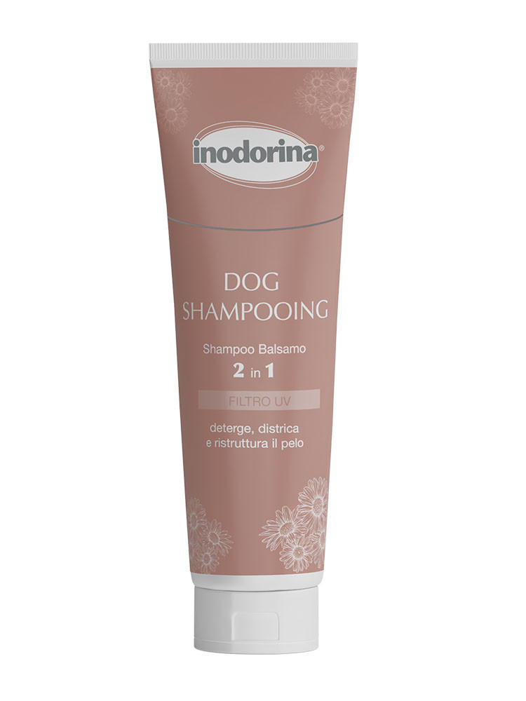 Inodorina Dog Shampooing shampoo per cani con filtro UV - 250 ml - Shampoo 2 in 1