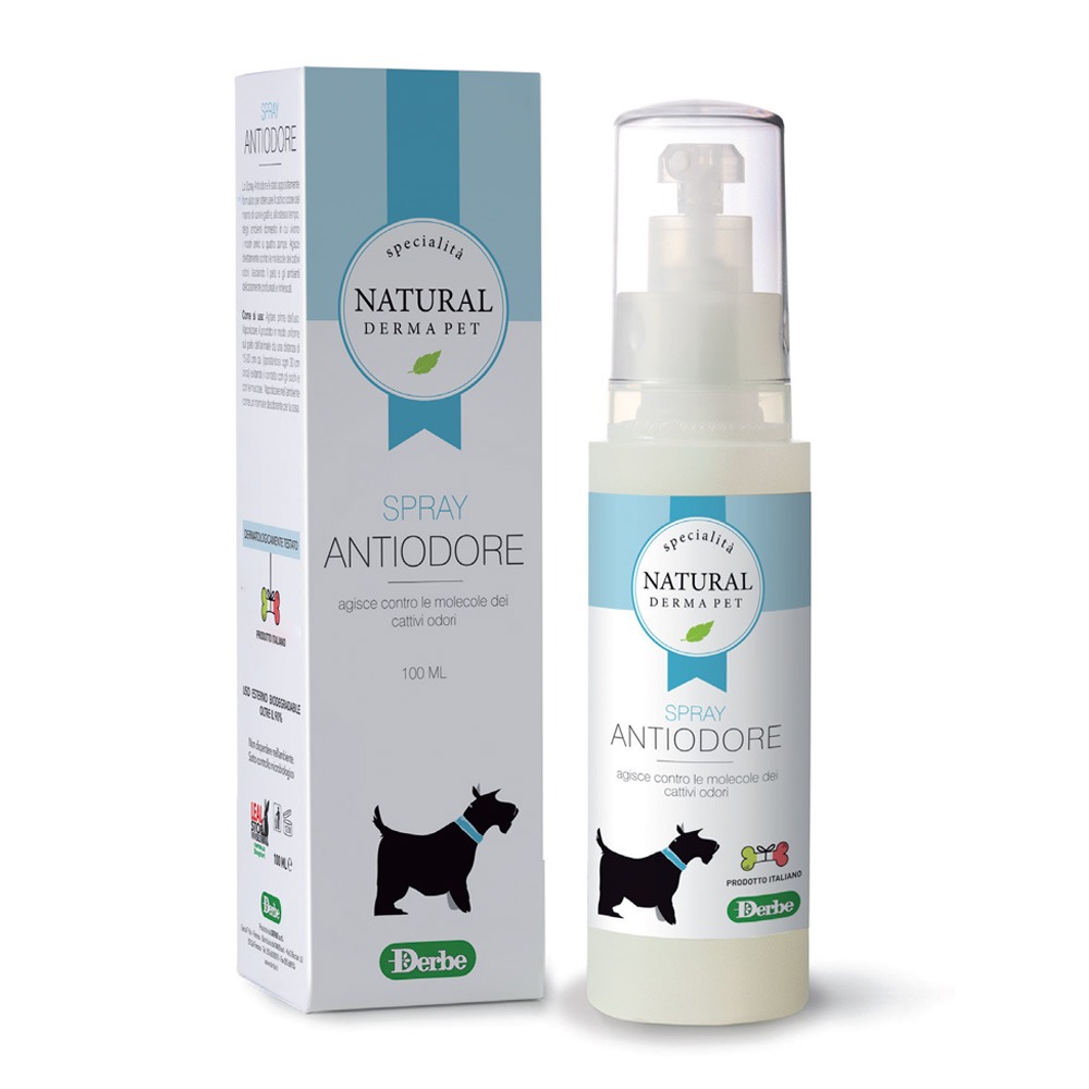 Spray Antiodore Natural Derma Pet 100 ml - 100 ml - 1° ORDINE? scegli lo sconto BZR5 / BZR20 + 200 punti fedeltà