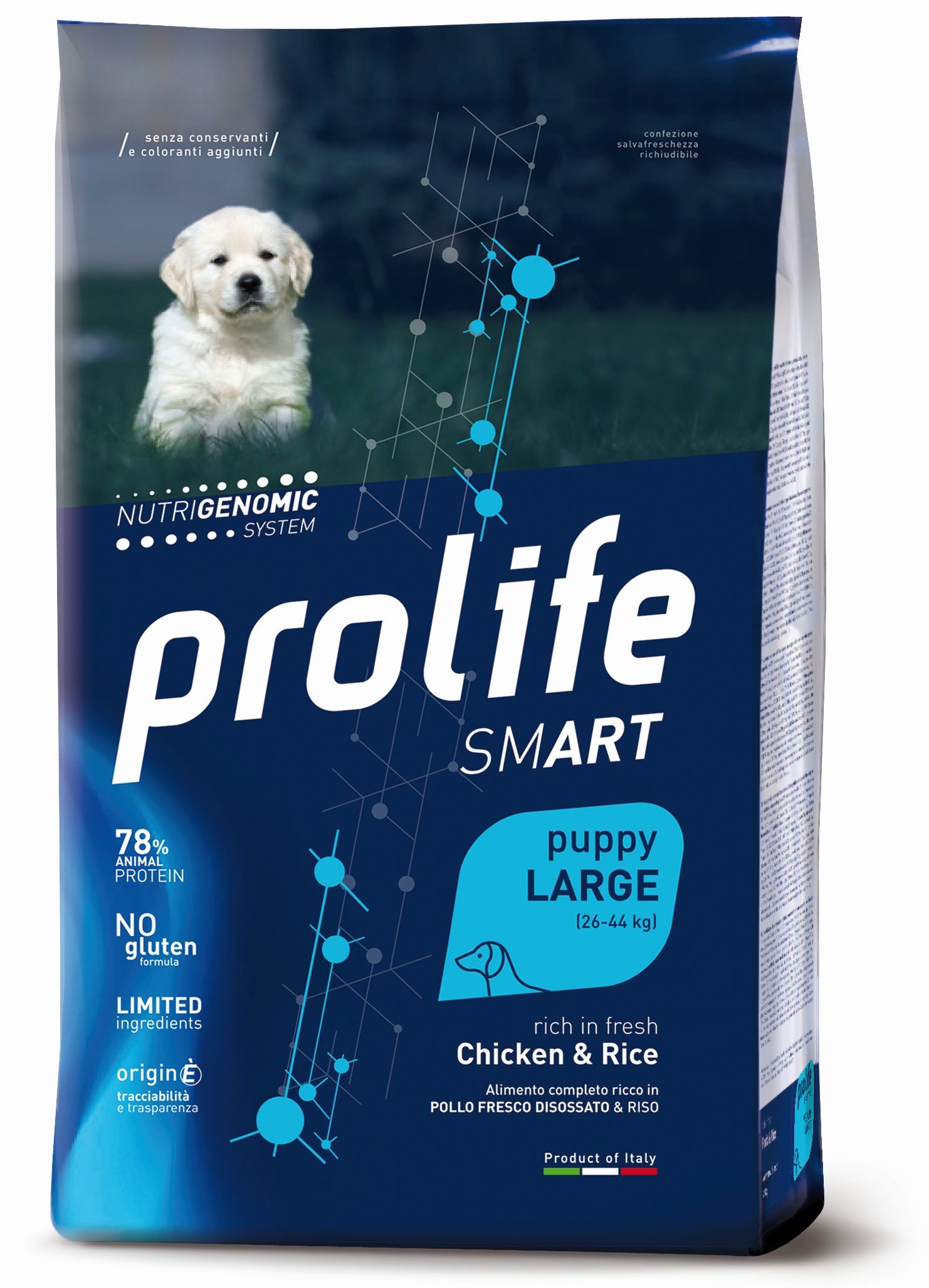 Prolife Smart Cane Puppy Large Pollo e Riso - 10 kg