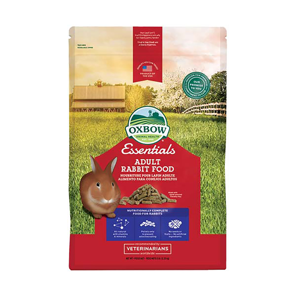 Image of Oxbow Essential Adult Rabbit Food - 2,27 Kg