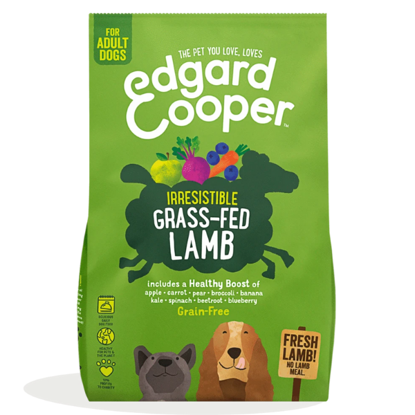 Image of Edgard & Cooper Adult Grain Free Agnello - 2,5 kg (formato crocchetta normale) Croccantini per cani