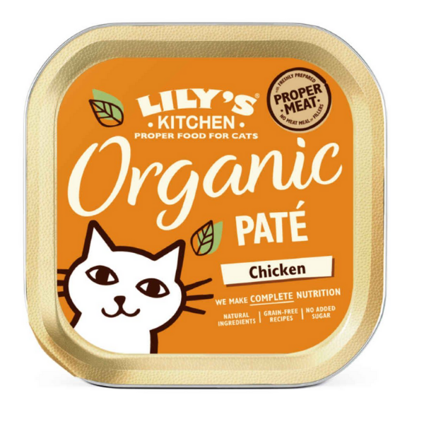 Lily's Kitchen Ricette Bio 85 gr - Cena Bio al Pollo Confezione da 19 pezzi