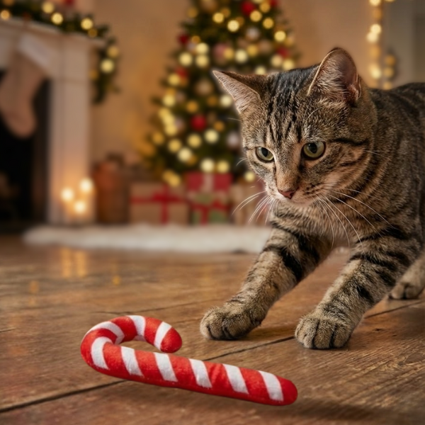 Gioco per gatti Matatabi Stick imbottito Xmas Ferribiella