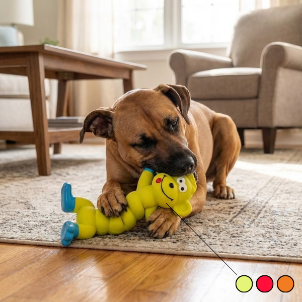 PetUp Joy Long Body Timmy pupazzo in lattice con squeaker