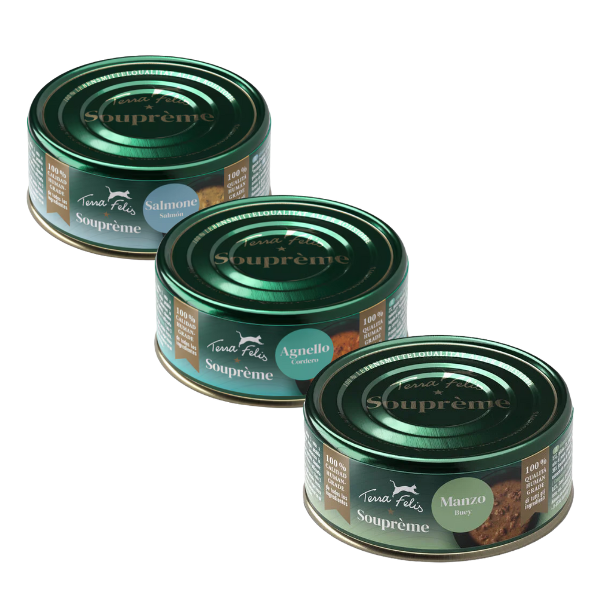 Terra Felis Souprème Zuppa Gourmet cremosa per gatti Grain Free 85 gr