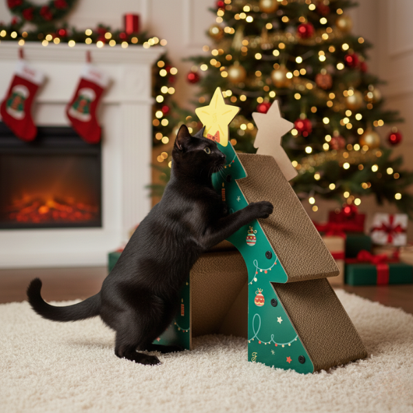 Tiragraffi in cartone di Natale Ferribiella