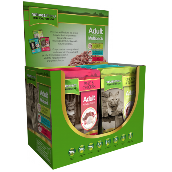 Natures Menu Cat Bustine Multipack: 12 bustine da 100 gr Natures Menu Cat Bustine Multipack: 12 bustine da 100 gr