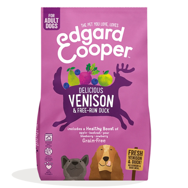 Image of Edgard & Cooper Adult Grain Free Anatra e Cervo - 7 kg 9026956