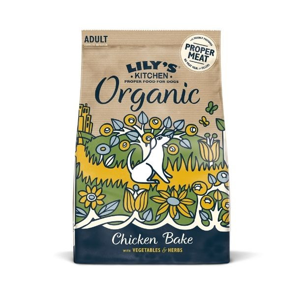 Image of Lily's Kitchen Adult Organic Chicken Bake - 7 kg Croccantini per cani