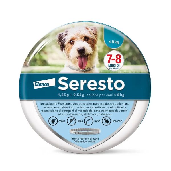 Image of Seresto Collare Antipulci per Cani - per cani fino a 8 kg (38 cm)
