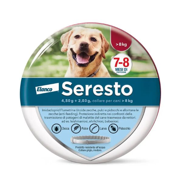 Image of Seresto Collare Antipulci per Cani - per cani oltre 8kg (70 cm)