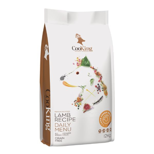 Image of CooKing Dog Grain Free Adult All Breed con Agnello - 2 Kg Croccantini per cani
