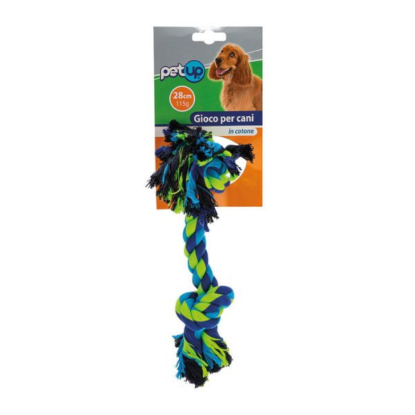 Corda Cotonosso Classic PetUp - verde e blu - 28