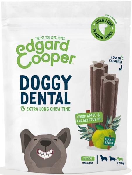 Edgard & Cooper Doggy Dental mela e eucalipto Grain Free - Dental Small alla Mela ed Eucalipto - 120 gr