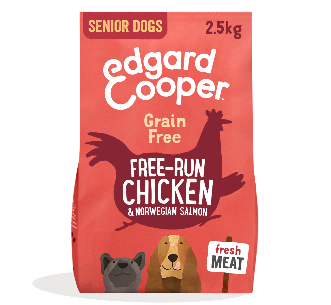 Edgard & Cooper Senior Grain Free Pollo e Salmone - 2,5 kg