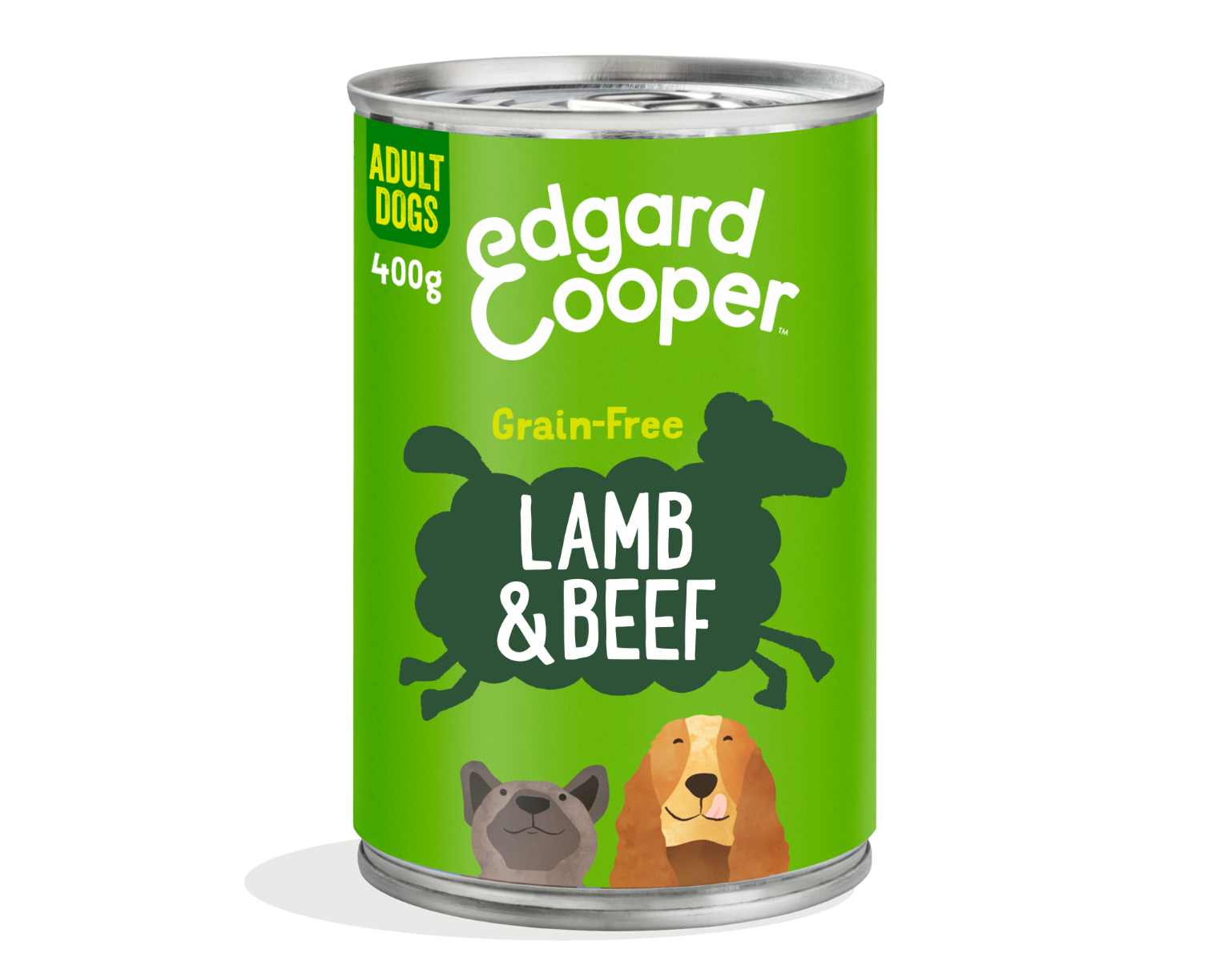 Edgard & Cooper Adult Grain Free 400 gr - Agnello e Manzo Confezione da 6 pezzi