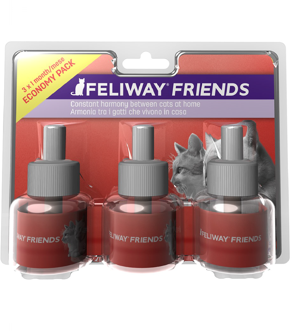 Image of Feliway Friends Ricarica - 3 x 48 ml