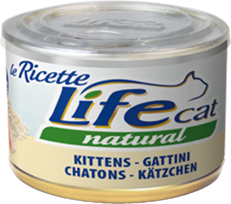 Life Cat Natural Le Ricette 150 gr - KITTEN Confezione da 6 pezzi