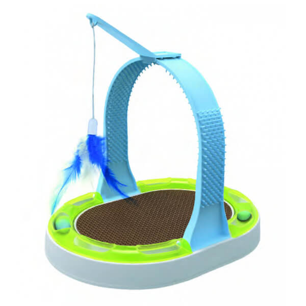 Image of Gioco interattivo per gatti Tiragraffi 4 in 1 Imac - 1 tiragraffi - Tiragraffi gatto - 1° ORDINE? scegli lo sconto BZR5 / BZR20 + 200 punti fedeltà010
