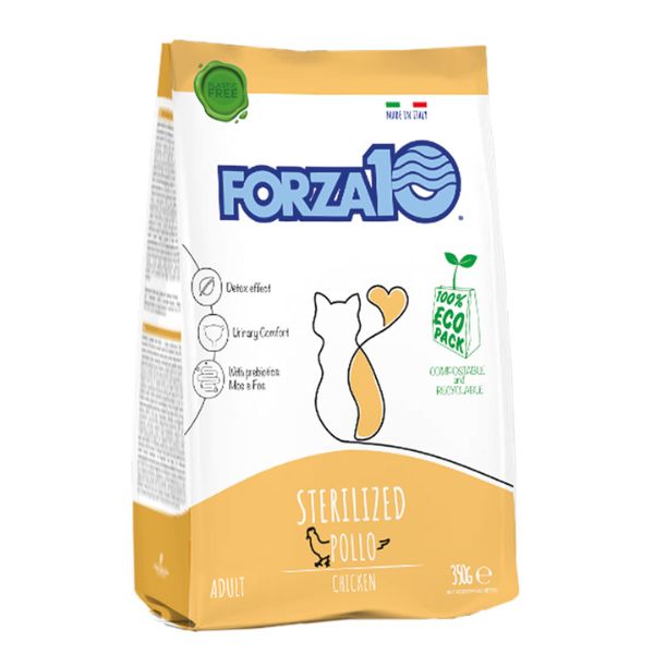 Image of Forza10 Maintenance Adult Sterilized al Pollo - 350 gr Croccantini per gatti