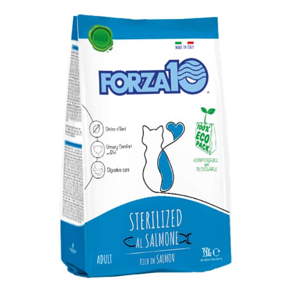 Image of Forza10 Maintenance Adult Sterilized al Salmone - 350 gr Croccantini per gatti