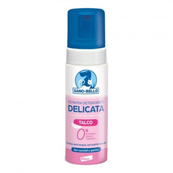 Schiuma Detergente delicata Talco Sano e Bello Elanco - 150 ml