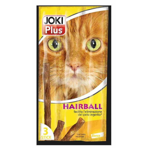 Immagine di Joki Plus 3 Stick 15 gr snack per gatto - Stick Special Hairball