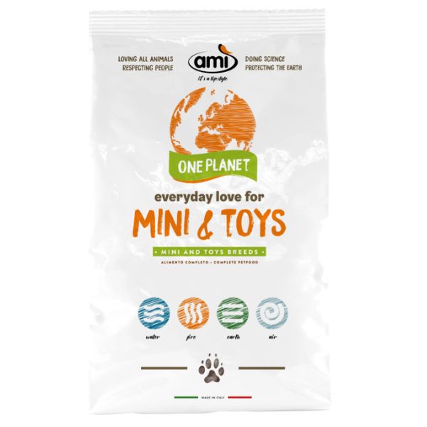 Amì alimento vegetale Dog Mini/Toy Breeds - 3 Kg - 1° ORDINE? scegli lo sconto BZR5 / BZR20 + 200 punti fedeltà