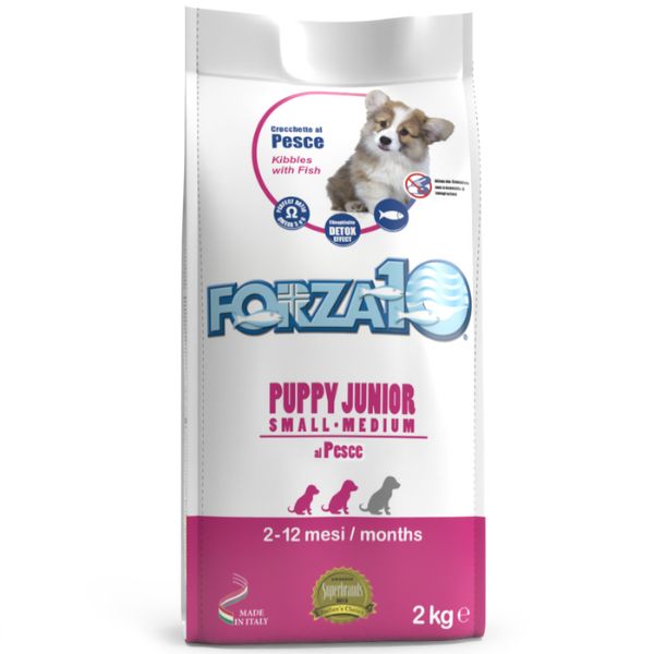 Image of Forza10 Maintenance Puppy Junior Small/Medium al Pesce - 2 kg Croccantini per cani