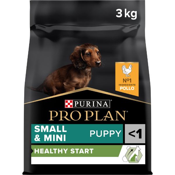 Image of Purina Pro Plan Healthy Start Small e Mini Puppy Crocchette Cane Pollo - 3 kg 9001672