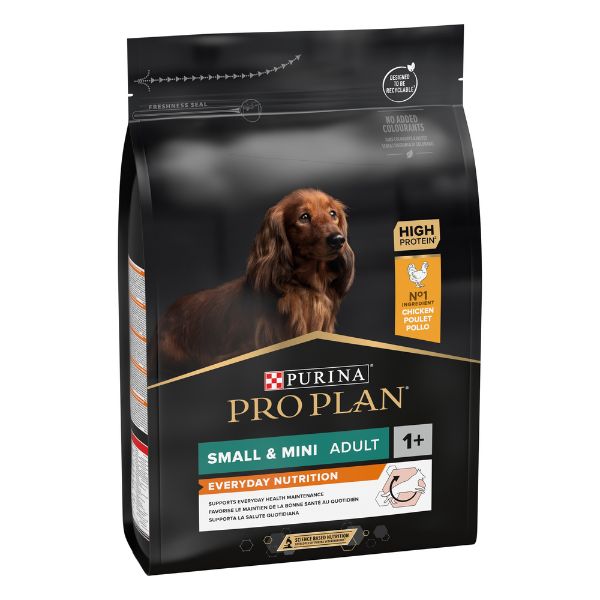 Image of Purina Pro Plan Everyday Nutrition Small e Mini Adult Crocchette Cane Pollo - 3 kg Croccantini per cani